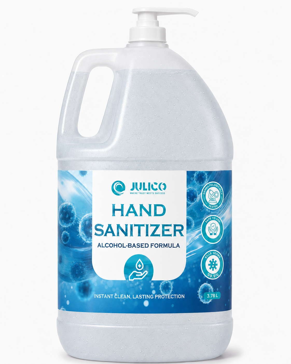 Julico Hand Sanitizer — Alcohol-Based - 3.78 L